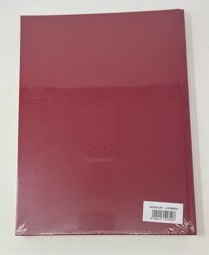 Stanley Gibbons White Page A4 Stockbook 16 Page 32 side in Red New and Sealed
