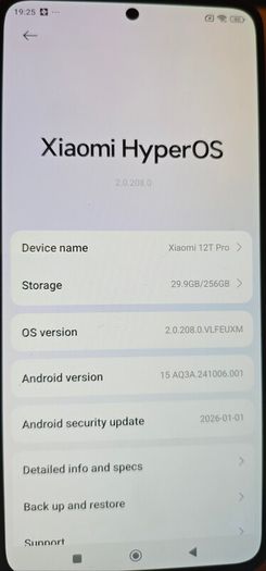 Xiaomi 12T Pro 8gb ram 256gb storage