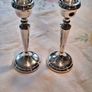 Sterling Silver Candlesticks(207g) Image 3