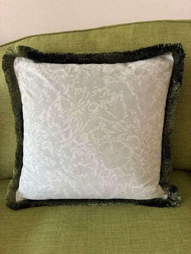 William Morris at Home fringed cushions
