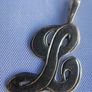 9Ct Yellow Gold 375 Hallmark Large Fancy Script Letter L Initial Charm Image 2