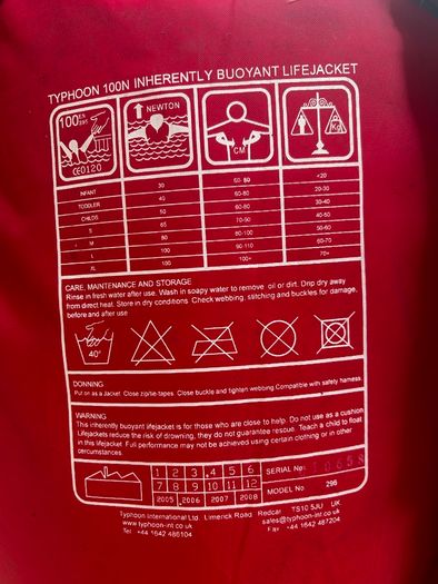 Boat life jacket