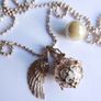 Sterling Silver 925 Gild Plated Angel Whisperer from Engelsrufer length 31" - 26,4g Image 4