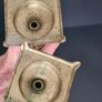 Vintage Brass Candlesticks Pair 16.5cm Classic Candle Holders Home Decor Image 5