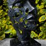 Surrealist Bronze Mask Inspired By Salvador Dali (21cm) - Patinated Bronze, Marble Image 2
