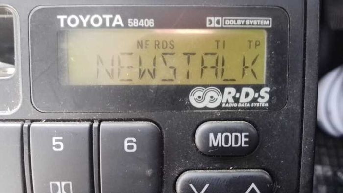 Toyota Vintage Single DIN RDS Radio Cassette Player 58406