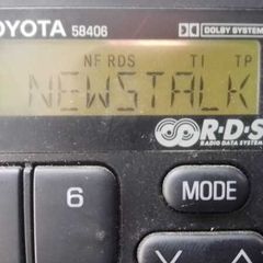 Toyota Vintage Single DIN RDS Radio Cassette Player 58406