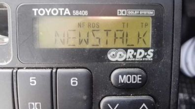Toyota Vintage Single DIN RDS Radio Cassette Player 58406