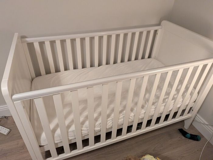 Cot bed and mattress