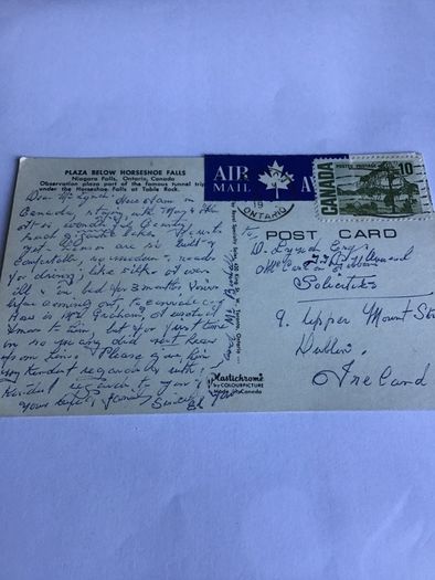 Old Postcard- Niagara Falls