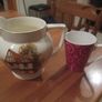 Large royal tudor ware jug / pitcher Image 4