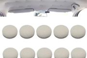 60 Pcs Car Roof Fasteners Roof Cloth Fall Off Repair Buckle Roof Cloth Drooping Fixed Buckle Car Interior Ceiling Flannel