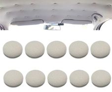 60 Pcs Car Roof Fasteners Roof Cloth Fall Off Repair Buckle Roof Cloth Drooping Fixed Buckle Car Interior Ceiling Flannel