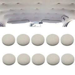 60 Pcs Car Roof Fasteners Roof Cloth Fall Off Repair Buckle Roof Cloth Drooping Fixed Buckle Car Interior Ceiling Flannel
