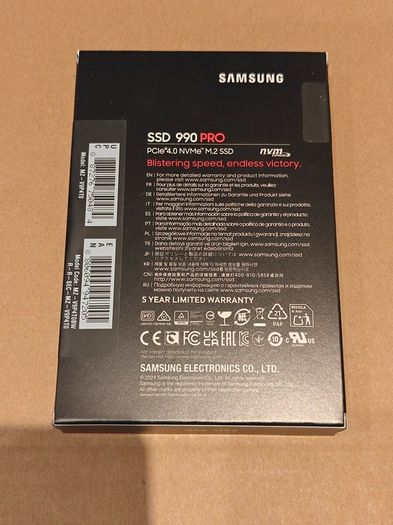 New 4TB Samsung 990 Pro Nvme Ssd M.2