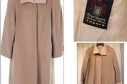 Designer vintage camel coat by your 6th sense angora and wool  chic festive