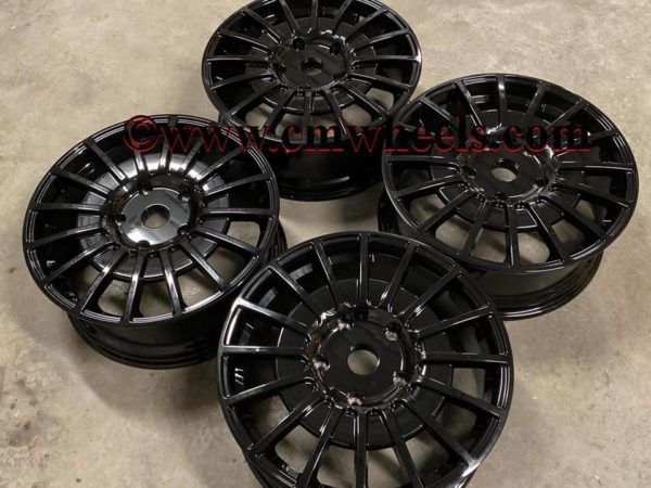 18 20" Inch MS Alloy wheels Ford Transit Custom Van centre bore 65.1 5x160 Black