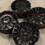 18 20" Inch MS wheels Ford Transit Custom Van centre bore 65.1 5x160 Black Image 3