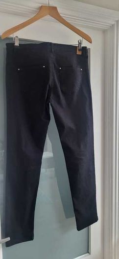 STRADIVARIUS Premium Black Sofy Skinny Jeans Sz 12 U K