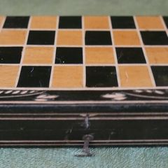 Vintage 8" Handmade Chess Board