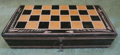 Vintage 8" Handmade Chess Board