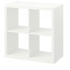 2 White Ikea Kallax units (2x2)