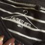 Black and white striped peplum T-shirt Xs or dress for small girl Image 3