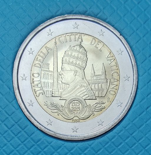 Vatican 2 Euro Brilliant Uncirculated Coin 2019 - Foundation of the Vatican City State