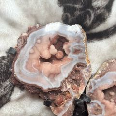 Genuine pink amethyst crystal