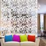 24Pcs Hanging Room Divider Panels Hanging Screen Panels 15.7x15.7 inch Hollow Divider Curtains Hanging Wall Divider DIY Room Divider Screens for Home Livingroom Hotel Bar Decoration (FREE POSTAGE) Image 4