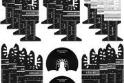FREE EXPRESS SHIPPING 24 PC Multitool Blades LEILUO Oscillating Saw Blades for Wood Metal Plastics Quick Release Oscillating Tool Blades Kit Fit Dewalt Worx Rockwell Milwaukee Makita Ryobi Silverline Black Decker etc