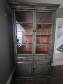 Beautiful Large Glass Display Cabinet / Press  St