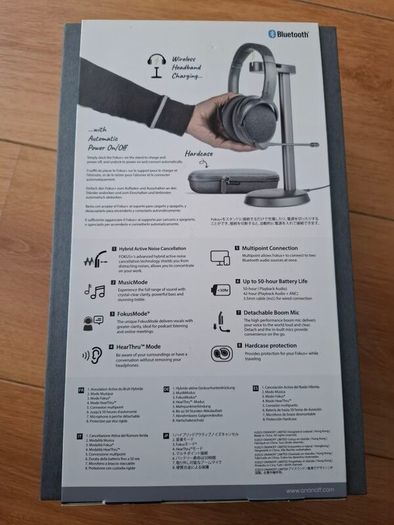 Onanoff Fokus+ Wireless Headphones with Charge Stand