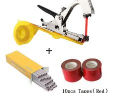 BRAND NEW Tying Machine Plant Garden Plant Tapetool Tapener +10 Rolls Tape Set for Vegetable Grape Tomato Cucumber Pepper Flower