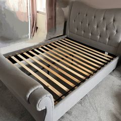 King size sleigh bed frame