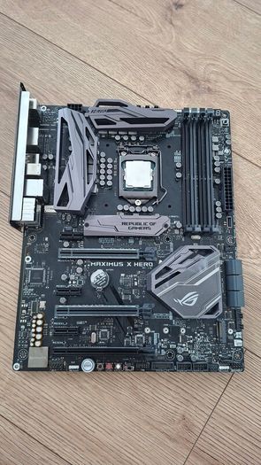 ASUS ROG Maximus X Hero Motherboard + Intel Core i7-8700K CPU Bundle