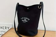 Brand new Black Vintage-Inspired Women's Canvas Crossbody bag Postage included