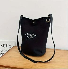 Brand new Black Vintage-Inspired Women's Canvas Crossbody bag Postage included