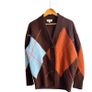 COS Argyle Wool Cardigan size  extra small Image 2