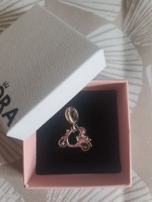 Pandora Pink Scooter Dangle Charm