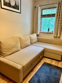 IKEA 3-Seater Sofa Bed with Storage Beige
