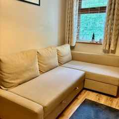 IKEA 3-Seater Sofa Bed with Storage Beige