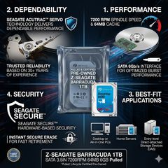 Seagate Barracuda 1tb 7200rpm Sata 3.5" Hdd Desktop Hard Drive 1tb 7200rpm 64mb Cache Sata Iii