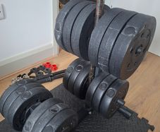 Weights and stand