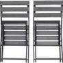 Folding Table and Chairs Set with Durable HDPE Surface & Metal Frame Image 6