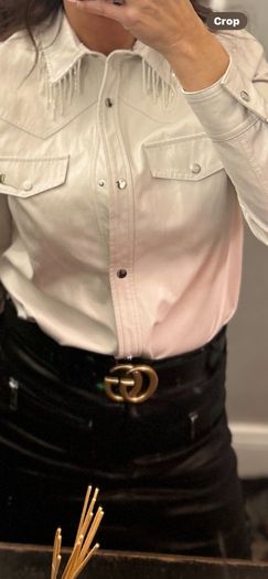 Pinko Ivory Blouse size 10 NWT, amazing