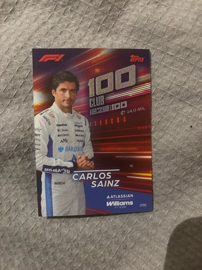 Carlos Sainz turbo Attax