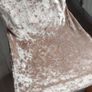 Grey or champagne velvet look chair covers 14 euro each Image 5
