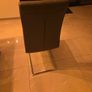 Free grey kitchen table chair damage to one side. Image 4