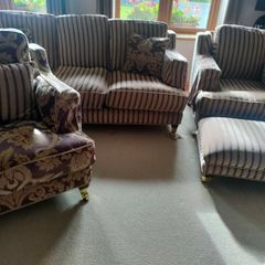 Wade sofa 3+2+1 plus footstool